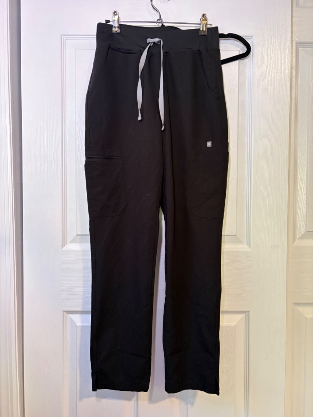 FIGS Black High Waisted Yola Skinny Scrub Pants Small Technical Collection